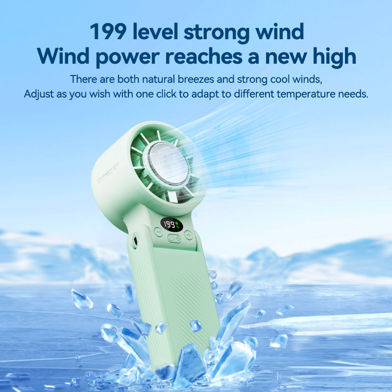 GF06 3-in-1 (3PCS Value Pack) Portable High-Speed Ice Compress Handheld Fan